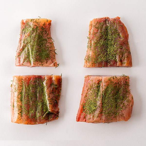 Filé de Peixe Defumado com Dill